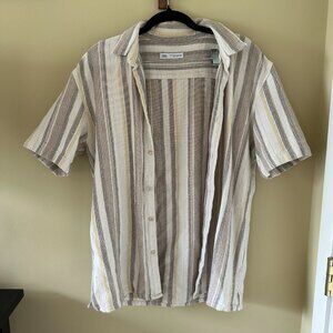 Zara Textured Striped Shirt